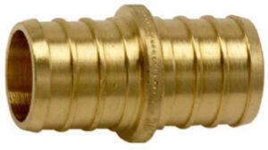 Brass Barb Pex Pipe Insert Coupling, Lead-Free, 3/4 In., 25-Pk.