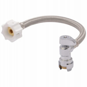 ClickSeal Push-to-Connect Toilet Connector, 1/2 x 7/8 x 12 In.