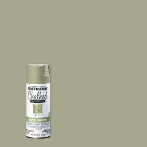 Chalked Ultra Matte Spray Paint, Tate Green, 12 oz.