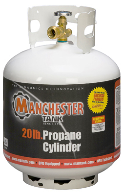 20 Lb. LP Tank Cylinder, OPD Valve