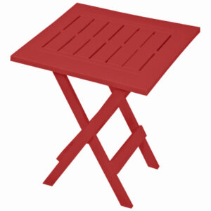 Folding Table, Red