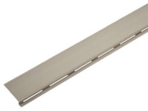 Gutter Cover, Fits Standard 4, 5 & 6-In. Metal Gutter, Clay PVC, 4-Ft.