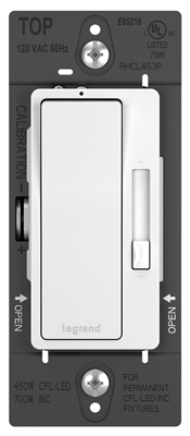 Pass & Seymour Radiant 3-Way CFL/LED Dimmer Switch, 450-Watt