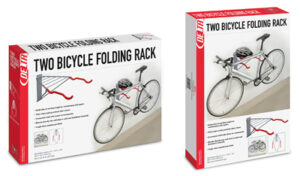 2-Bike Folding Wall Rack