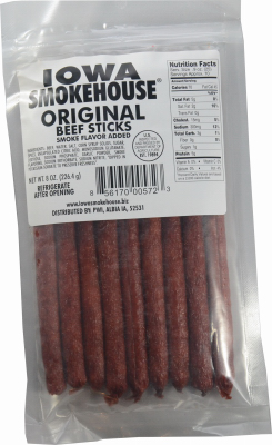 Beef Sticks, Original, 8-oz.