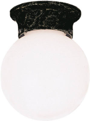 60-Watt Porch Light, Black