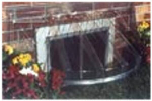 Bubble Window Well Cover, Circular, 44-1/2 x 20 x 18-1/2 In.