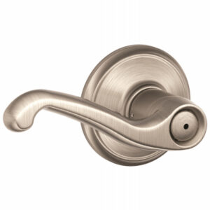 Flair Privacy Lockset, Satin Nickel