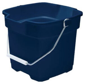 Plastic Bucket, Royal Blue, 12 Qt.