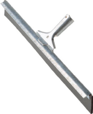 Industrial Floor Squeegee, Galvanized Steel, 24 In.
