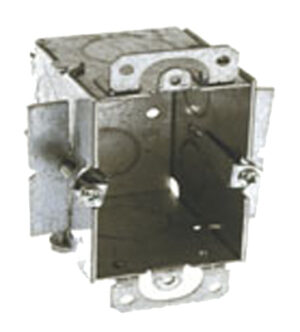 Old Work Switch Box, Plaster Ears, 3 x 2-1/2 In. Deep