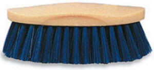 Horse Grooming Brush, Synthetic Bristle, Blue, 2 x 8-1/2 x 2-3/8 In.