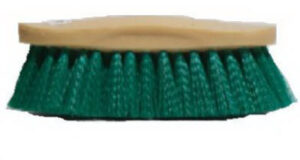 Grooming Finishing Brush, Soft Synthetic Bristle, Teal, 2 x 8-1/2 x 2-3/8 In.