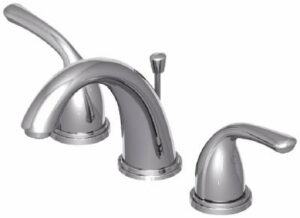 Widespread 2-Handle Lavatory Faucet, Brushed Nickel