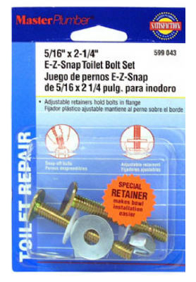 2-Pack Snap-Off Toilet Flange Bolt Set