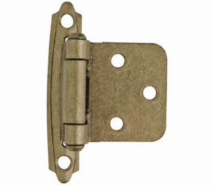 Cabinet Hinge, Self-Closing, Champagne Bronze, Variable Overlay, 2-Pk.