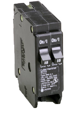 2 20A Single Pole Half-Size Tandem Circuit Breaker