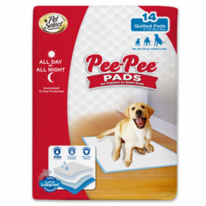 Pet Select Pee-Pee Pads for Dogs & Puppies, Standard 22 x 22 In., 14-Ct.