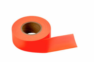 Flagging Tape, Glo Orange, 150 Ft.