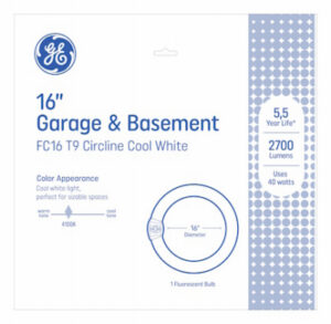 Cool White Circline Tube Fluorescent Light Bulb, 40 Watt