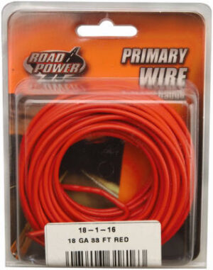 Primary Wire, Red, 18-Ga., 33 Ft.