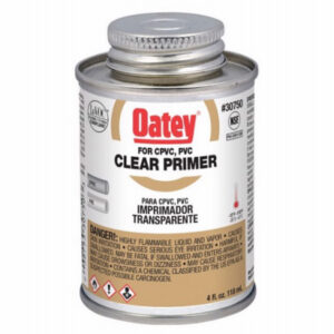 Clear Pipe Primer & Cleaner, 4 oz.