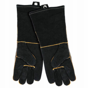 Leather Barbecue Gloves, Pr.
