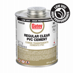 Clear PVC Pipe Cement, 32 oz.