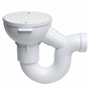 Sink Drain Trap, PVC, 2 In.
