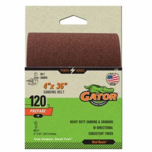 120-Grit Bi-Directional Sanding Belt, 4 x 36 In.