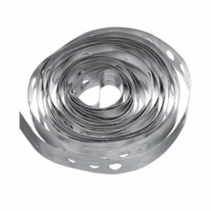 Pipe Hanger Strap Tab Tape, Self-Fastening, 28 Gauge, 3/4 In. x 10 Ft.