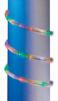 Christmas Rope Light, Multi-Color LED, 9-Ft.