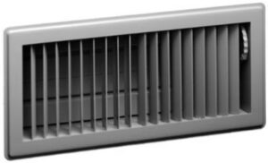 Floor Register, Steel, White, 2 x 14-In.