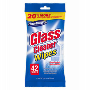 Streak-Free Glass Cleaner Wipes, 42-Ct.