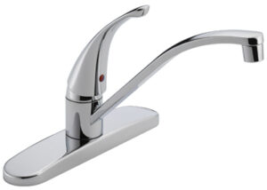 Kitchen Faucet, Single-Lever, Chrome