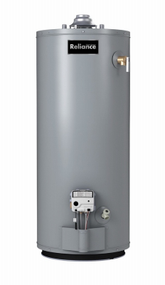 Short Water Heater, Natural Gas, 40,000 BTU, 40 Gallons