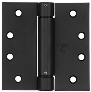 Spring Door Hinge, Adjustable, Bronze, 4 In.