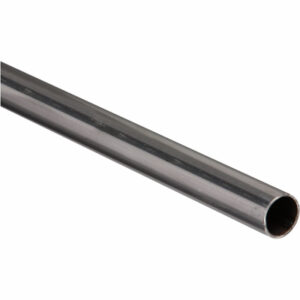 Plain Steel Round Tube, 1 x 48 In.