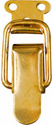 Brass Cabinet Catch, 2-1/4 x 7/8 In., 2-Pk.