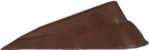 Doorstop, Floor, Wedge, Brown, 2-Pk.