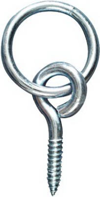 Hitching Ring, Zinc, 3/8 x 3-1/2 In.