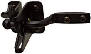Black Satin Gate Latch