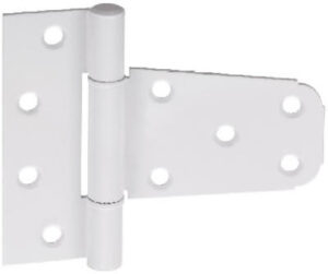 3-1/2 In. White Gate Hinge