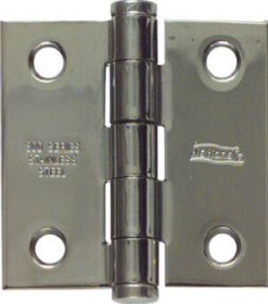 2 x 2 In. Stainless Steel Square Corner Door Hinge
