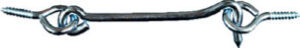Zinc Gate Hook/ Eye, 6 In.