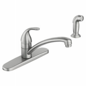 Adler Single Handle, High Arc Kitchen Faucet, Spot-Resistant Stainless Steel