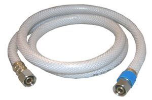 Appliance & Faucet Connector, Flexible Poly, 3/8 Compression x 3/8 Compression x 48 In.
