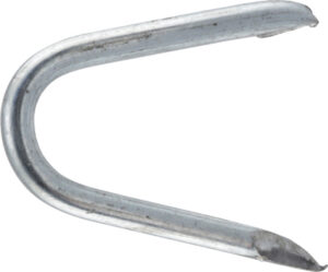 Fence Staples, Hot-Dipped Galvanized, 1-1/4 In. x 9 Gauge, 12 Lbs.