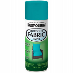 Specialty Outdoor Fabric Spray Paint, Turquoise, 12-oz.