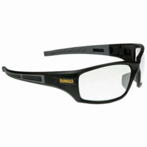 Auger Protective Safety Glasses, Black Frame, Smoke Lens